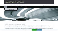 Desktop Screenshot of caldervalemotors.co.uk